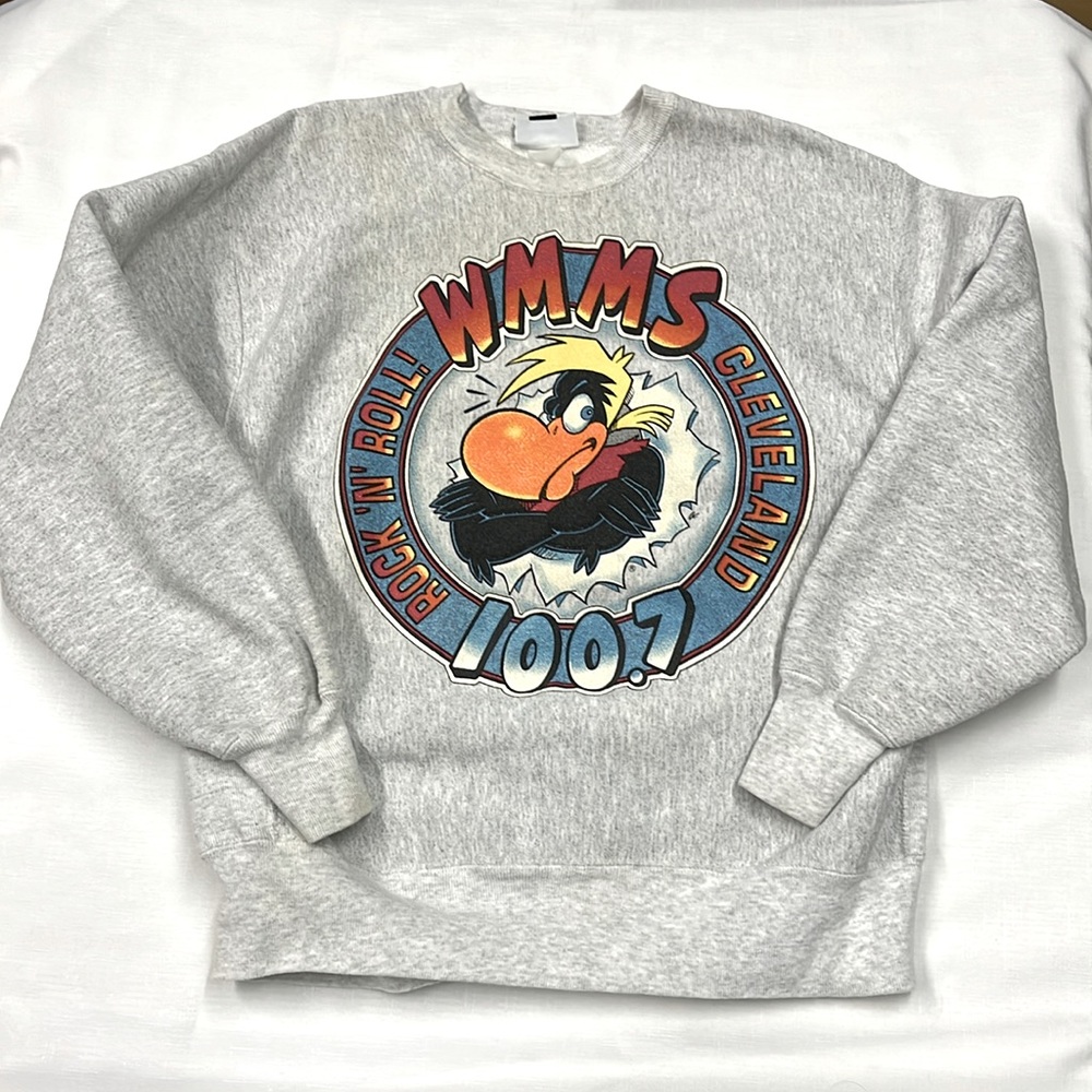 WMMS Heavy Duty Sweater - Men’s Large - Cleveland